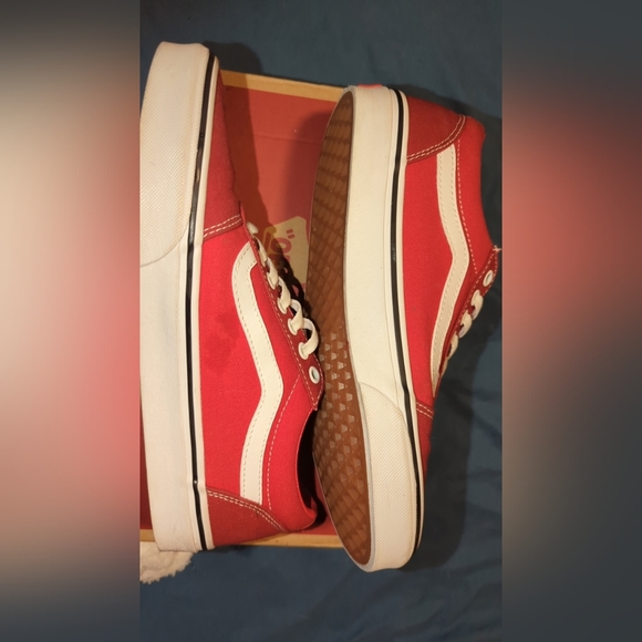 Red Vans-New in Box - Picture 2 of 5